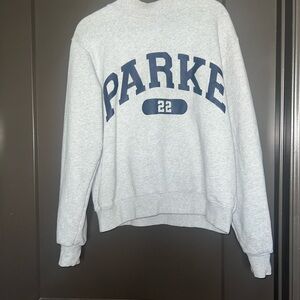 Gray Parke mockneck